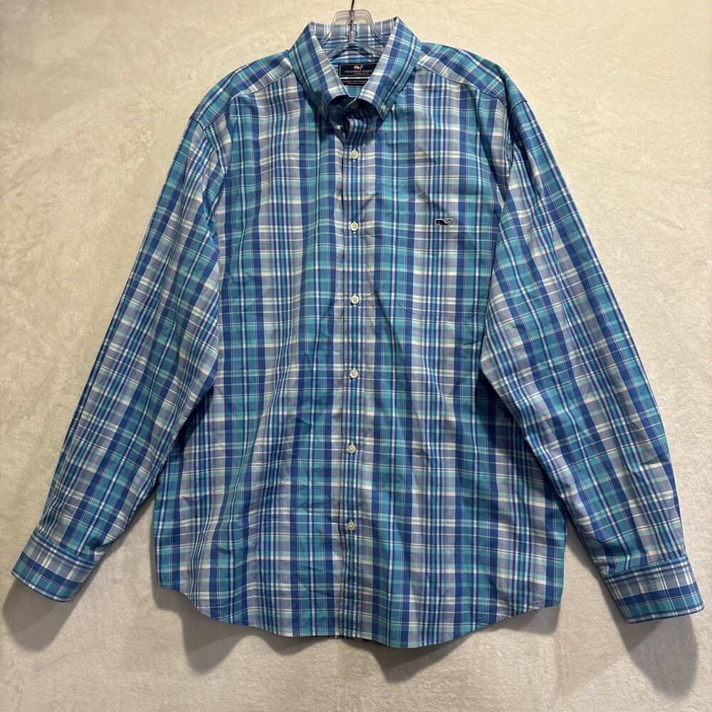 Vineyard Vines Classic Fit Tucker Shirt Long Sleeve Button Up Men's Size XL